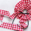 Cherry Check Bow